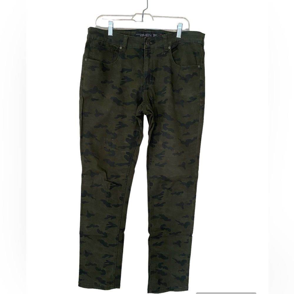 21 Men Slim Camo Slim Jean